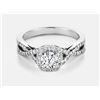 Image 1 : Diamond Ring - 14KT White Gold