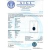 Image 3 : 13.79 ctw Sapphire and Diamond Pendant With Chain - 14KT White Gold