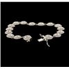 Image 4 : 7.38 ctw Diamond Bracelet - 14KT White Gold