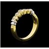 Image 4 : 0.35 ctw Diamond Ring - 14KT Yellow Gold