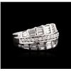 Image 1 : 14KT White Gold 1.91 ctw Diamond Ring