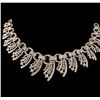Image 2 : 15.40 ctw Diamond Necklace - 18KT White Gold
