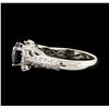 Image 3 : 3.07 ctw Black Diamond Ring - 18KT White Gold