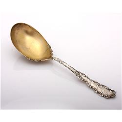 Antique Sterling Silver "Waverly" Gold Wash Spoon by Wallace