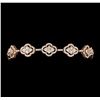 Image 1 : 5.00 ctw Diamond Bracelet - 14KT Rose Gold