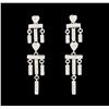 Image 1 : 0.50 ctw Diamond Earrings - 18KT White Gold