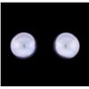 Image 1 : Pearl Stud Earrings - 14KT Yellow Gold