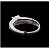 Image 3 : 0.77 ctw Diamond Ring - 18KT White Gold