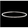 Image 2 : 1.00 ctw Diamond Bangle Bracelet - 14KT White Gold