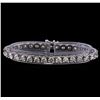 Image 1 : 10.35 ctw Diamond Tennis Bracelet - 14KT White Gold