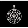 Image 1 : 3.55 ctw Diamond Pendant - 18KT White Gold