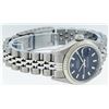 Image 3 : Rolex Stainless Steel Blue Index DateJust Ladies Watch