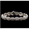 Image 1 : 2.53 ctw Diamond Bracelet - 14KT White Gold