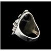 Image 3 : Classic Sterling Silver Skull Ring