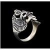 Image 4 : Classic Sterling Silver Skull Ring