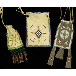 3 Apache Beaded Bags