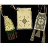 Image 1 : 3 Apache Beaded Bags