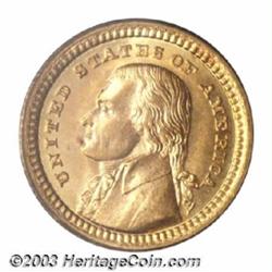 1903 G$1 Louisiana Purchase/Jefferson MS66 PCGS.