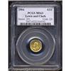 Image 1 : 1904 G$1 Lewis and Clark MS63 PCGS.