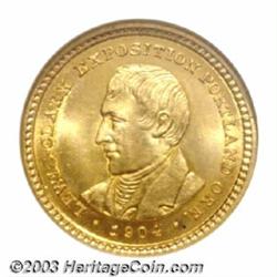 1904 G$1 Lewis and Clark MS64 NGC.