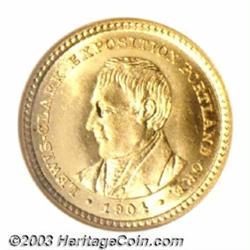 1904 G$1 Lewis and Clark MS65 NGC.