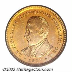 1905 G$1 Lewis and Clark MS63 PCGS.