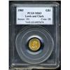 Image 3 : 1905 G$1 Lewis and Clark MS63 PCGS.