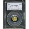 Image 3 : 1905 G$1 Lewis and Clark MS63 PCGS.