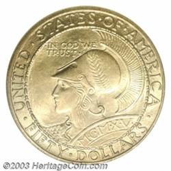 1915-S $50 Panama-Pacific 50 Dollar Round MS64 NGC.