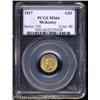 Image 1 : 1917 G$1 McKinley MS64 PCGS.