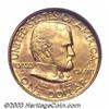 Image 1 : 1922 G$1 Grant with Star MS64 NGC.