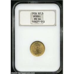 1926 $2 1/2 Sesquicentennial MS64 NGC.