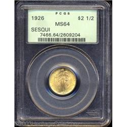 1926 $2 1/2 Sesquicentennial MS64 PCGS.