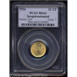 1926 $2 1/2 Sesquicentennial MS64 PCGS.