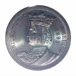 1893 25C Isabella Quarter MS67 PCGS.