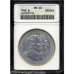 1900 $1 Lafayette Dollar MS60 ANACS.