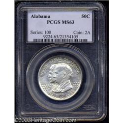 1921 50C Alabama MS63 PCGS.