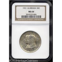 1921 50C Alabama MS64 NGC.
