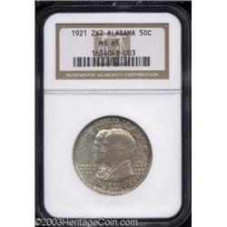 1921 50C Alabama 2x2 MS65 NGC.