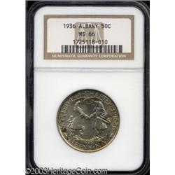 1936 50C Albany MS66 NGC.