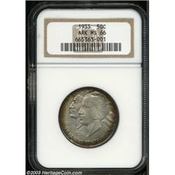 1935 50C Arkansas MS66 PCGS.