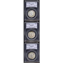 1936 SET Arkansas PDS Set MS66 PCGS.