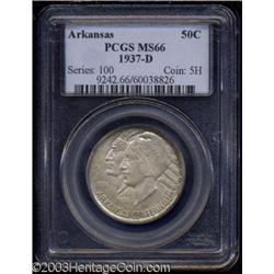 1937-D 50C Arkansas MS66 PCGS.