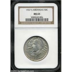 1937-S 50C Arkansas MS65 NGC.