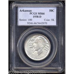 1938-D 50C Arkansas MS66 PCGS.