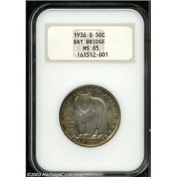 1936-S 50C Bay Bridge MS65 NGC.