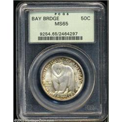 1936-S 50C Bay Bridge MS65 PCGS.