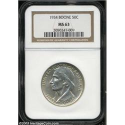 1934 50C Boone MS63 NGC.
