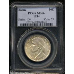 1934 50C Boone MS66 PCGS.