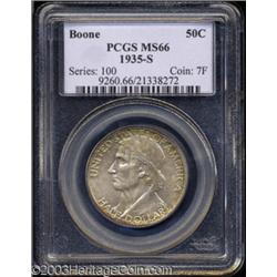 1935-S 50C Boone MS66 PCGS.